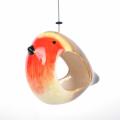 Ceramic bird feeder - Robin product photo Front View - additional image 1 T