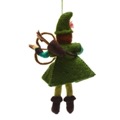 Robin Hood Christmas tree hanging decoration product photo Back View -  - additional image 2 T