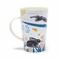 RSPB Nature's print hares latte mug product photo Side View -  - additional image 3 T