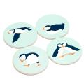 RSPB Puffins coasters product photo Front View - additional image 1 T
