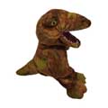 T-Rex walking dinosaur hand puppet soft toy product photo Side View -  - additional image 3 T