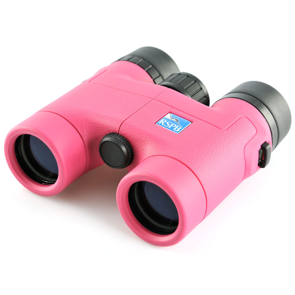 RSPB 8x32 Puffin Binoculars Pink RSPB Shop