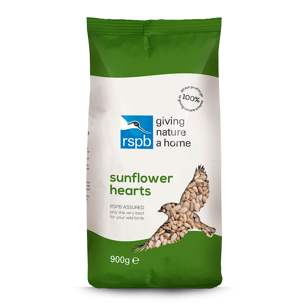 Sunflower Hearts Premium Sunflower Hearts 900g 25kg RSPB Shop