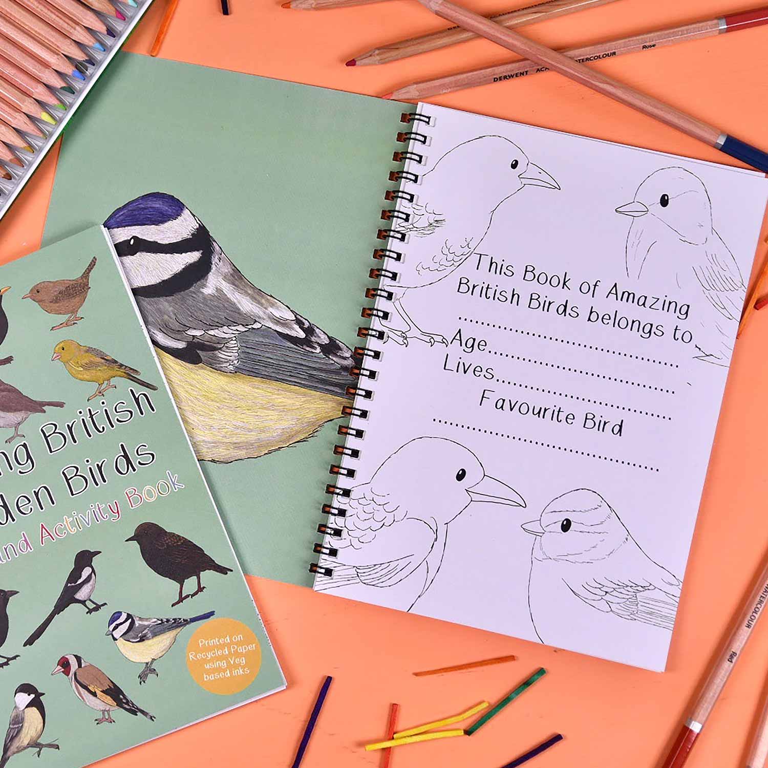 Amazing British Garden Birds Activity Book - RSPB Shop