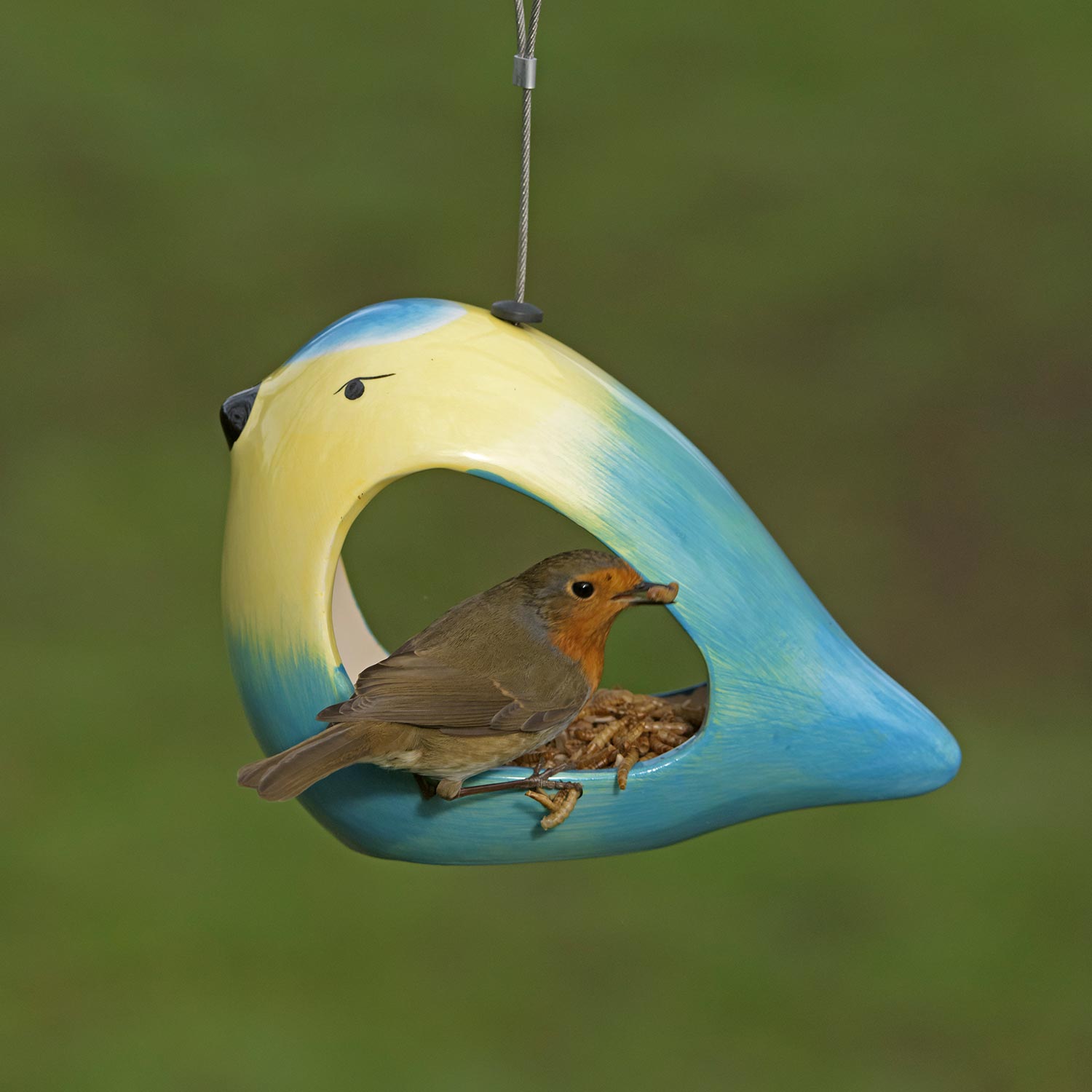 Ceramic bird feeder Blue tit Seed feeders save nature while you shop