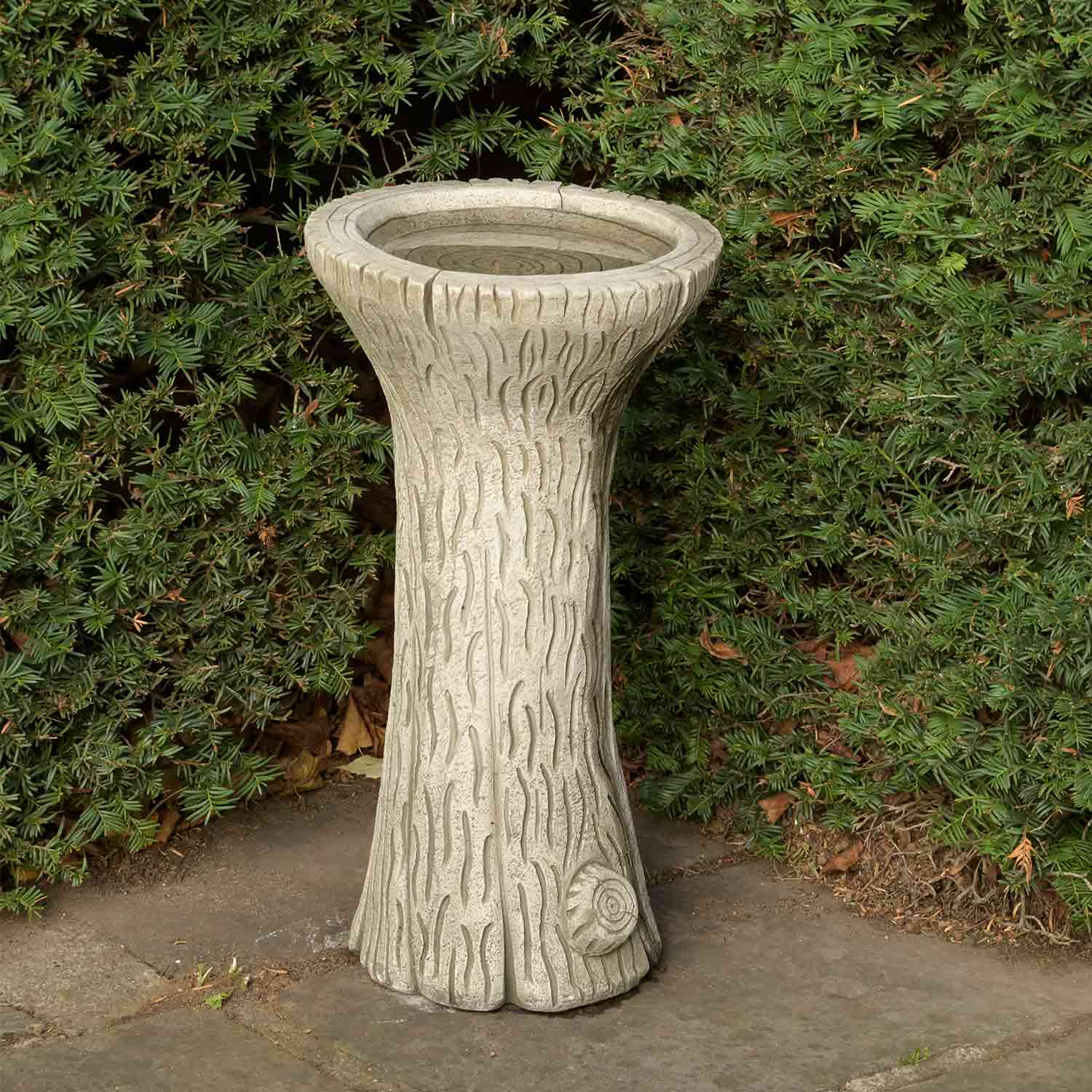 Woodland Bird Bath in Cast Stone RSPB Shop