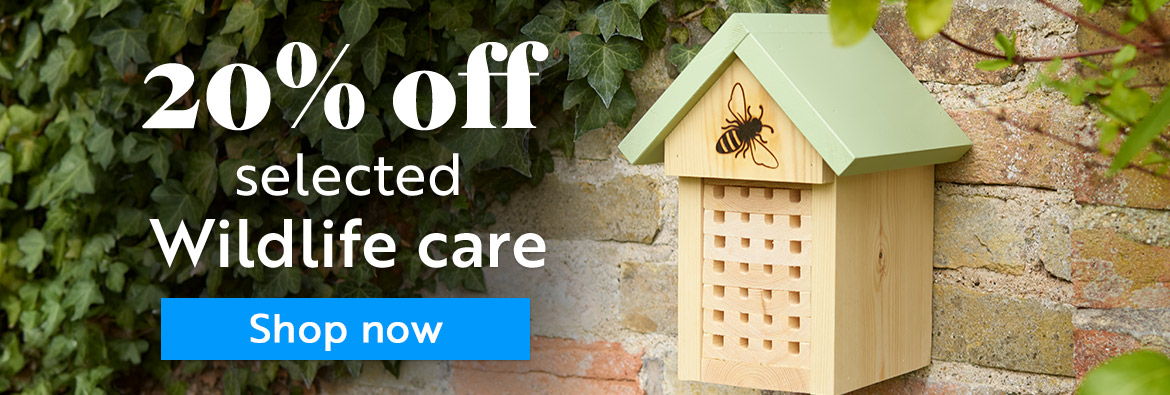 20% off selected wildlife care. Shop now!