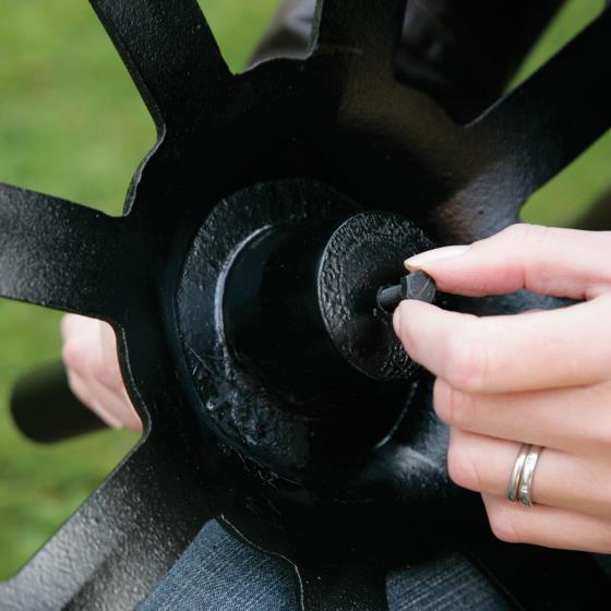 Patio base for bird feeder poles product photo back L