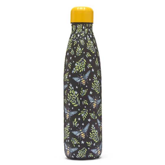 Bee insulated drinks bottle product photo side L