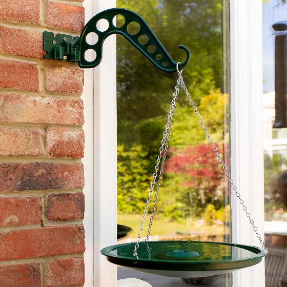 Bird feeder bracket product photo back L