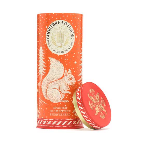 Spanish clementine shortbread by Shortbread House product photo front L