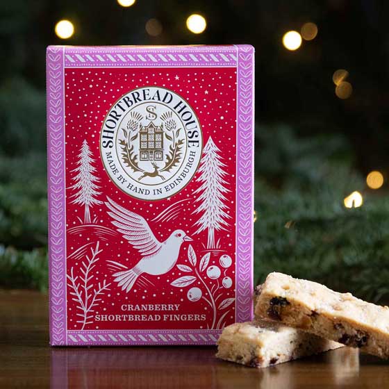 Cranberry shortbread fingers by Shortbread House product photo default L