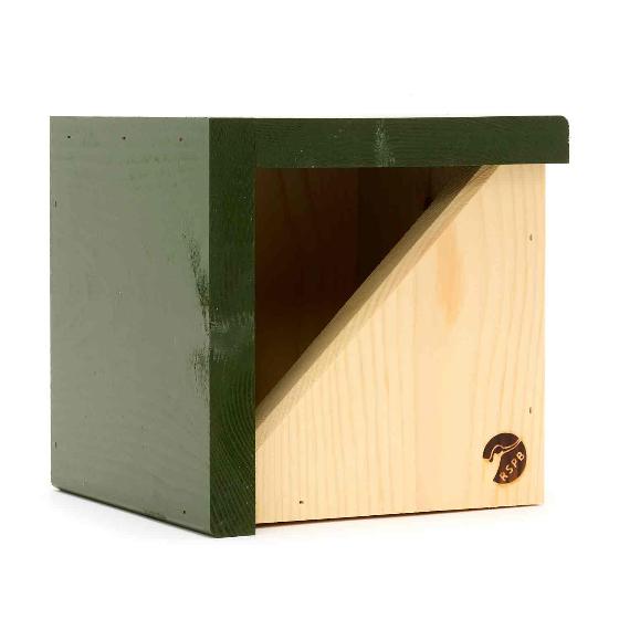 RSPB Robin and wren diamond nest box product photo front L
