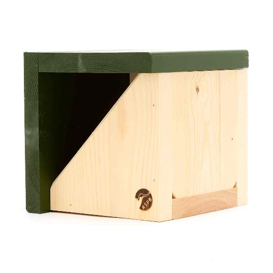 RSPB Robin and wren diamond nest box product photo back L