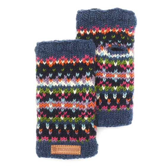 Fairisle wool handwarmers by Pachamama Knitwear product photo side L