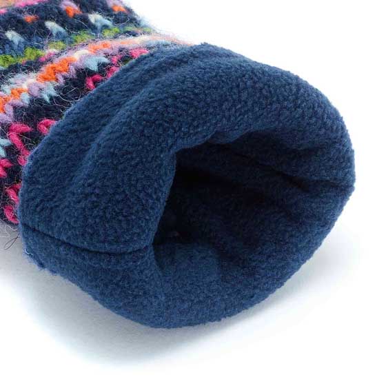 Fairisle wool handwarmers by Pachamama Knitwear product photo back L