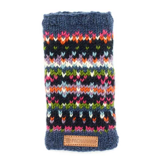 Fairisle wool handwarmers by Pachamama Knitwear product photo front L