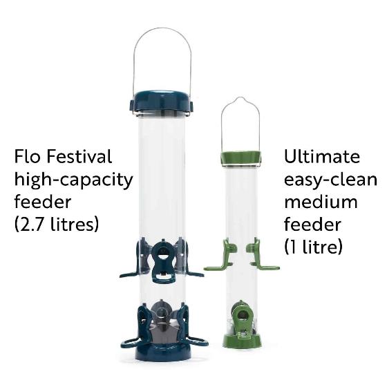 Flo Festival high capacity seed feeder product photo ai4 L