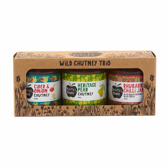 Fruits of the Forage wild chutneys gift pack product photo side L