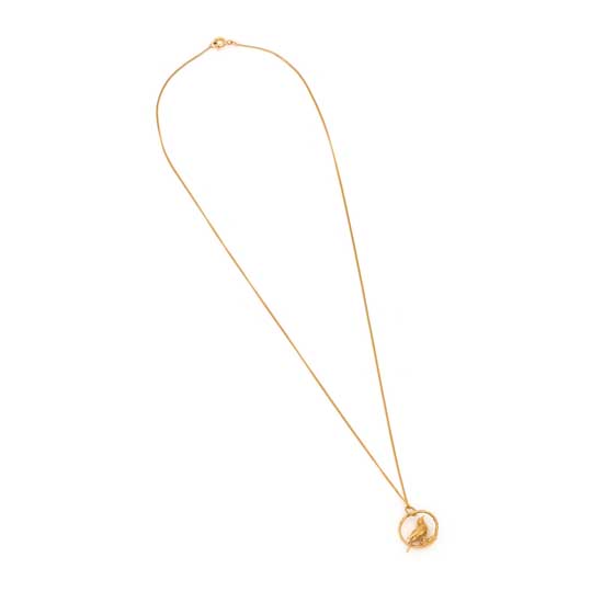 Blackbird necklace 18ct gold vermeil by Blackbird Jewellery product photo back L