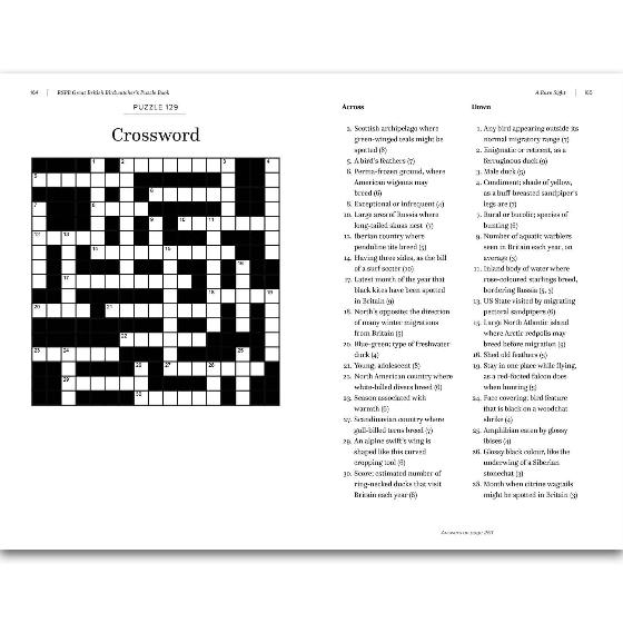 RSPB Great British birdwatcher's puzzle book product photo ai5 L