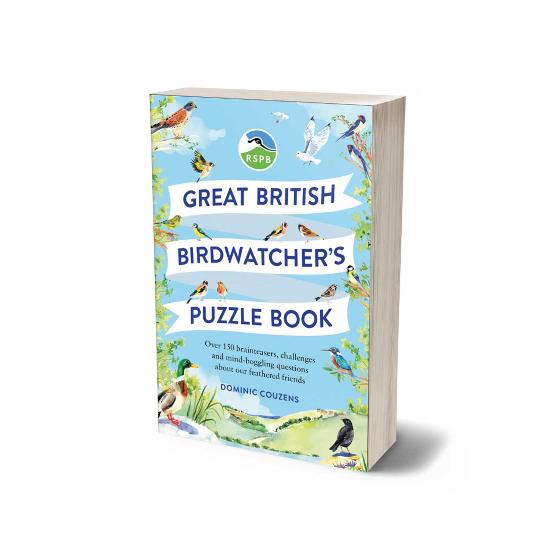 RSPB Great British birdwatcher's puzzle book product photo ai6 L