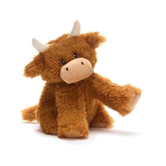 Eco Highland Cow plush soft toy product photo back L