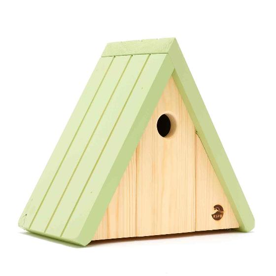 RSPB Lodge nest box classic apex product photo back L