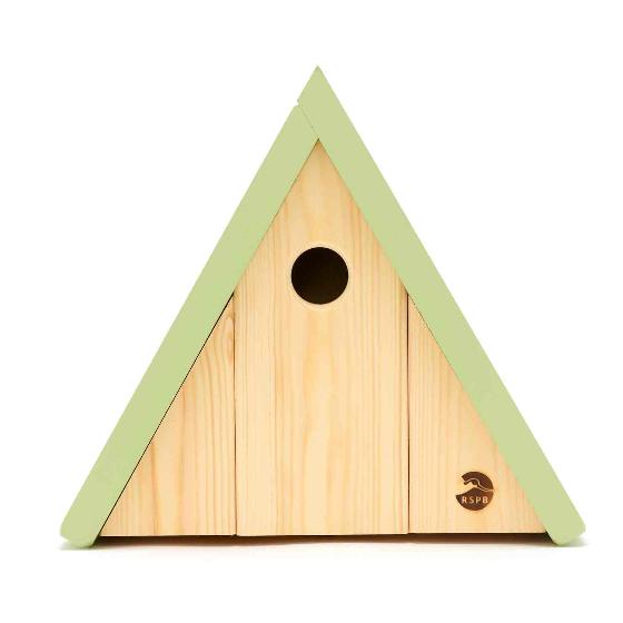 RSPB Lodge nest box classic apex product photo side L