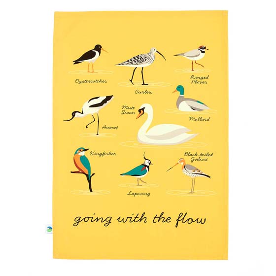 RSPB Tea towel, Making a splash collection product photo default L