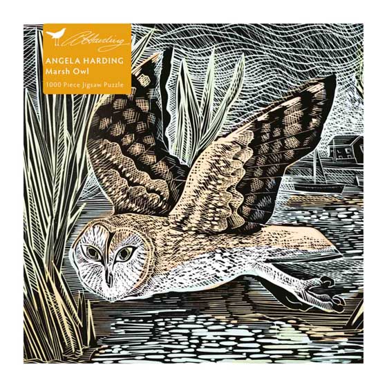 Marsh Owl jigsaw puzzle by Angela Harding, 1000-piece product photo default L