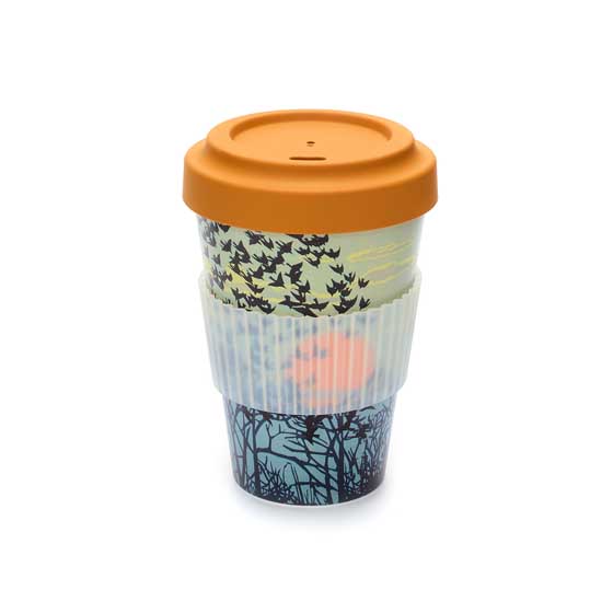 Starling murmuration reusable travel mug product photo default L