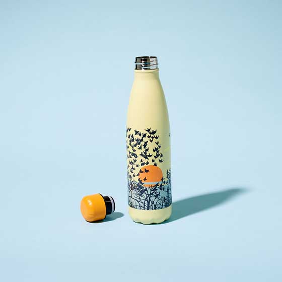 Starling murmuration insulated water bottle product photo ai5 L