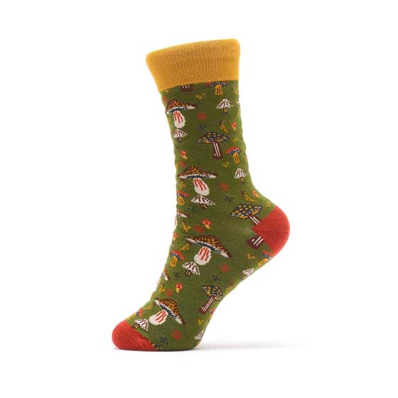 RSPB Men's mushroom bamboo socks product photo side L