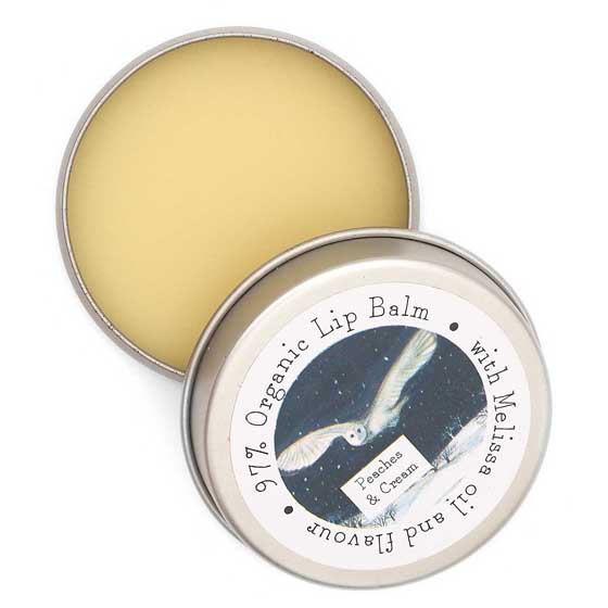 Peaches & cream lip balm by Heaven Scent product photo side L