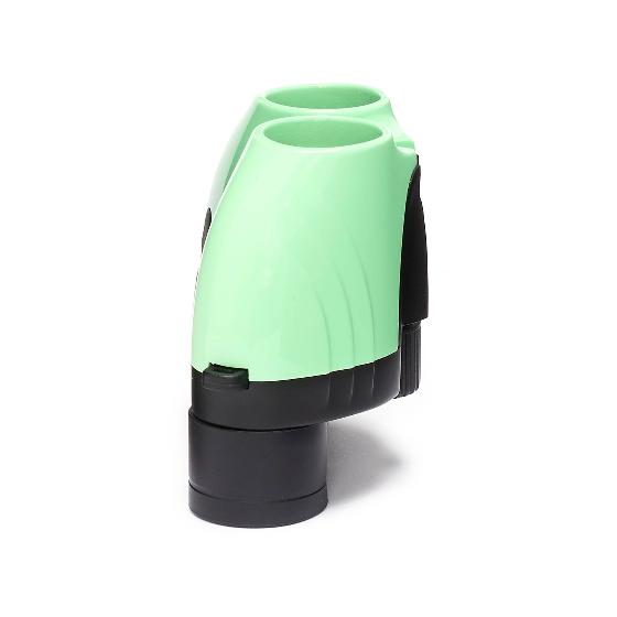RSPB Puffin Jr children's binoculars, light green product photo front L