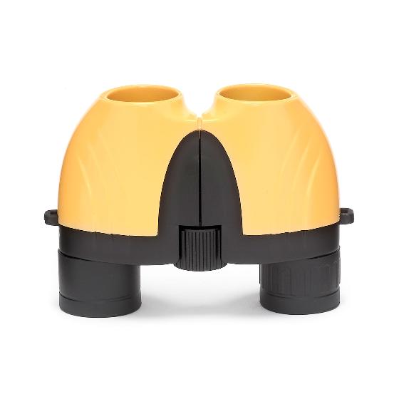 RSPB Puffin Jr children's binoculars, soft yellow product photo front L
