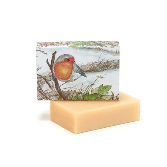 Nutmeg, orange & cinnamon soap by Heaven Scent product photo back L