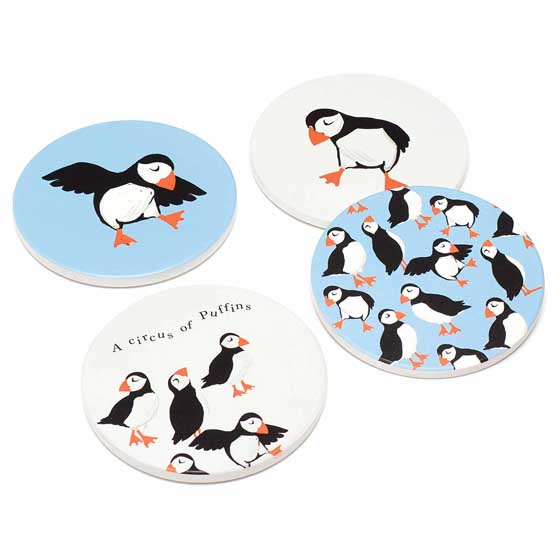 RSPB Circus of Puffins coasters product photo default L