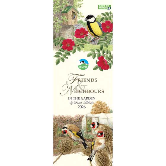 RSPB Friends & neighbours calendar 2026 product photo default L