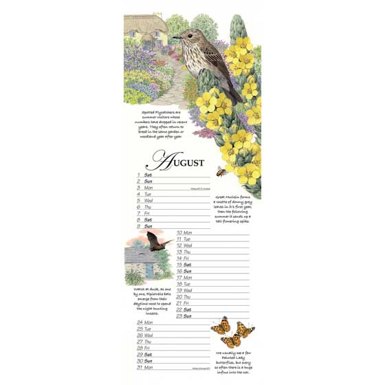 RSPB Friends & neighbours calendar 2026 product photo side L