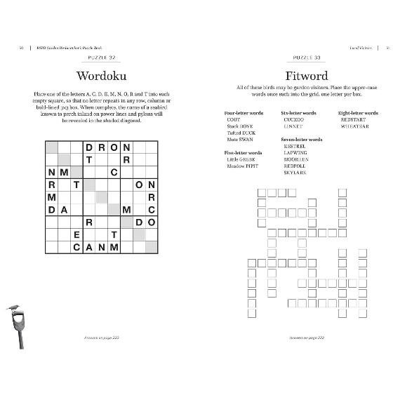 RSPB Garden birdwatcher's puzzle book product photo side L