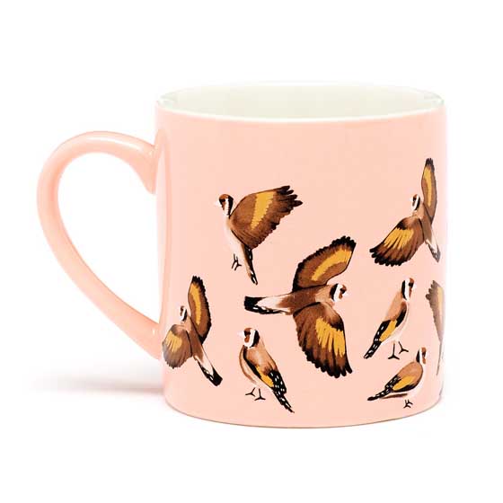 Goldfinch mug, RSPB Flock collection product photo back L