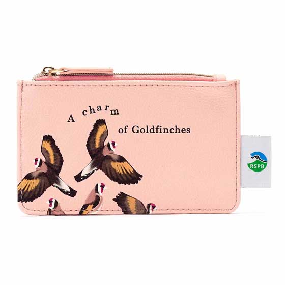 RSPB Goldfinch bird coin purse, Flock collection product photo default L