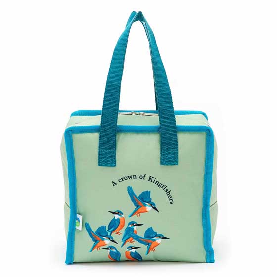 RSPB Kingfisher lunch bag, Flock collection product photo back L