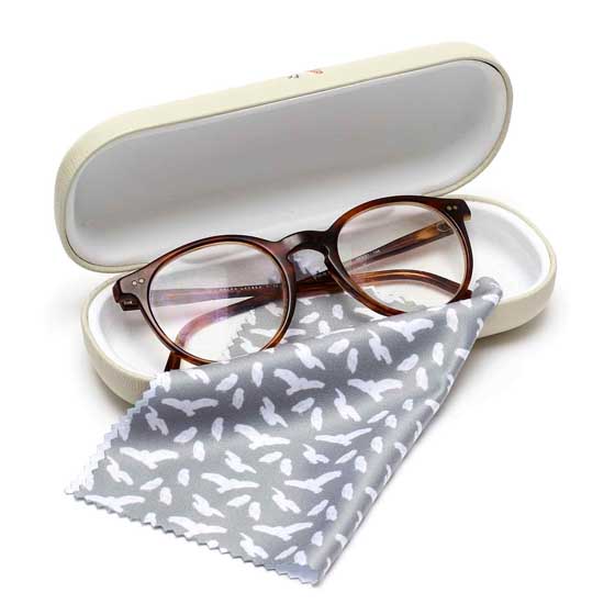 RSPB Owl glasses case, Flock collection product photo back L