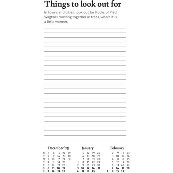 RSPB Pocket diary with photo cover 2026 product photo front L