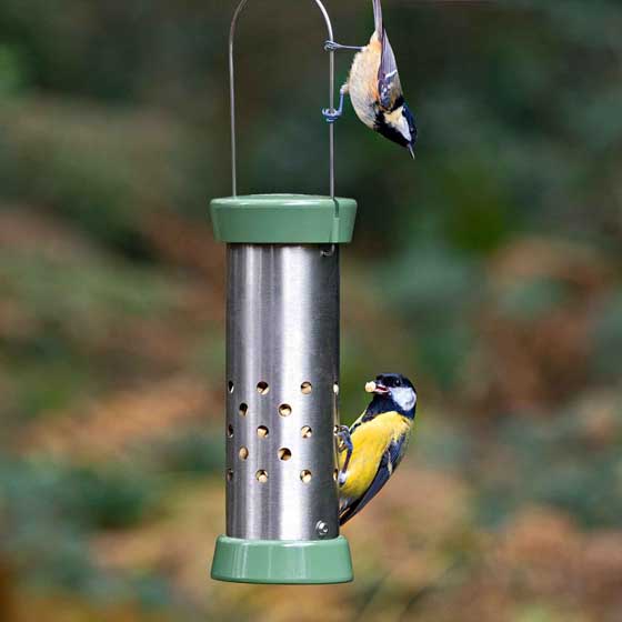 RSPB Ultimate easy-clean® cheater bird feeder, small & Super suet pellets - mealworm 1kg product photo front L