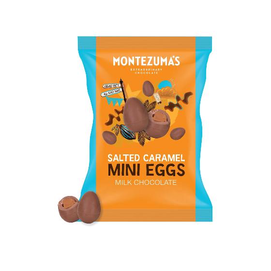 Montezuma's salted caramel milk chocolate mini eggs product photo default L