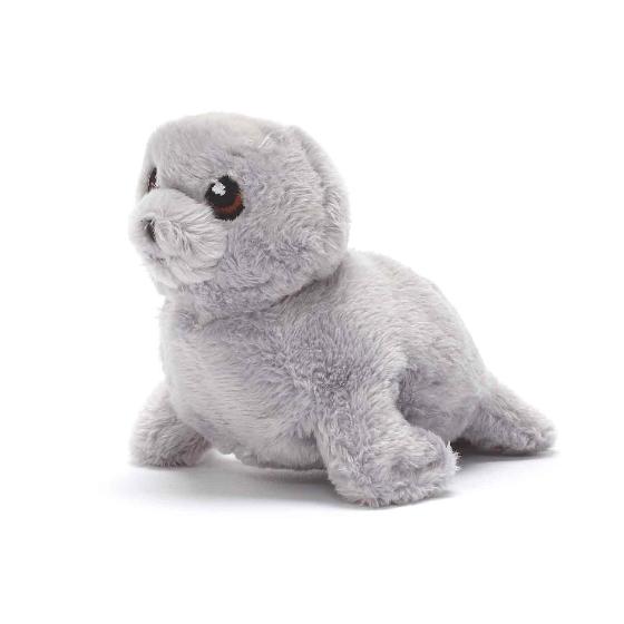 Zooprise Seal in shell plush product photo back L